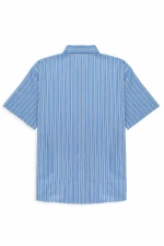 Casual Shirts  Regular Fit  High Quality Men Plain Summer Satin Cotton OEM Customized Sea Picture Technics