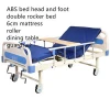 CE Certification Luxury Multi-Function Foldable Hospital Bed Hospital Equipment Five Functions Manual Bed