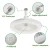 Import ceiling fan with led light, New with Remote Control and Light LED Fan E27 Converter Base Smart Silent Ceiling Fans for Bedroom Living Room Lamp Plastic 90 from China