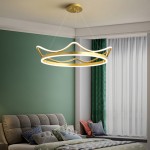 chandelier luxury modern minimalist pendant light living room led crown indoor childrens bedroom kids lights ceiling