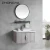 Import Chaozhou manufacturer bathroom furniture glass mirror vanity cabinet with sink from China