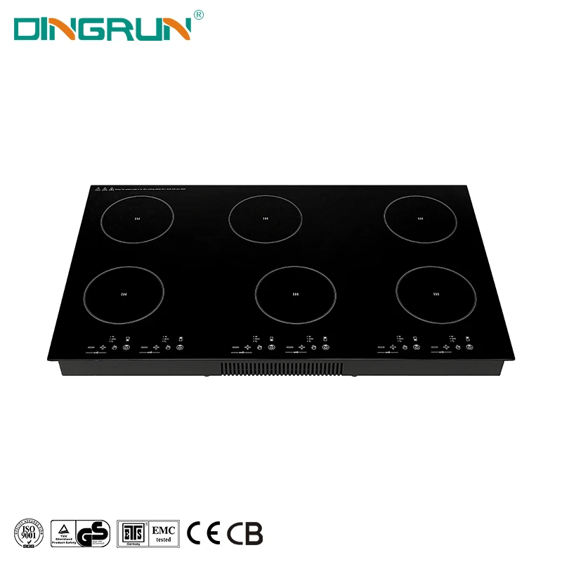 Cheap 6 Burner Commercial Single Pc Electric Induction Cooktop Induction Cooker