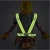 Import Cheap Adjustable Safety Reflective Vest Belt Running Construction Cycling Walking Wear Elastic High Visibility Reflector Belts from China