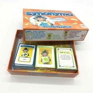 Cheap Custom Board Game Box Printing Manufacturer High Quality Funny Cardboard Game Pieces