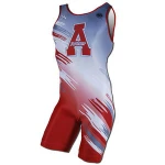 Cheap custom sublimation print you own sportswear wrestling singlets