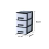 Cheap Hot Sale Top Quality Drawer Type Plastic Cabinet Three Layers Desktop Office Storage Box