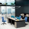 Cheap popular design cubicle workstation straight modular wood office partition