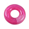 Cheap price Customized suitable for adult kids Inflatable white plastic pvc air clear Glossy Crystal transparent swim ring