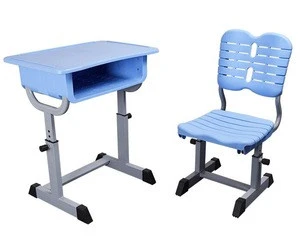 cheap single school desk and chair steel school furniture for sale