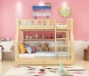 Cheap wooden bunk bed China Supplier Custom Strong wooden Children Dormitory Bunk Bed