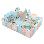 Children's indoor playpen toddler fence baby safety fence Kids crawling mat toys plastic children game fence