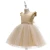 Import Childrens clothing Girls dress princess sleeveless bowknot solid color dress flower girl dress show toddler girl clothes from China
