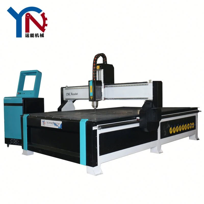 China cheap price wood cnc router machine wood router 1500*3000*200mm with HQD 3.2KW water cooling spindle servo motor driver
