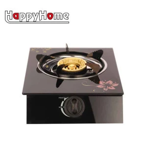 China Cheap Tempered Glass Tabletop Single Gas Cooker Stove Cooktops