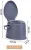 Import china manufacture camping portable plastic black toilet from China