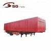China manufacturer cheap price 2,3, 4 axle tractor hydraulic cylinder side or rear end tipping dump truck semi trailer for sale