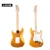 Import China OEM factory Upgrade polish maple fingerboard Alder body ST electric guitar set with amplifiers from China
