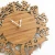 Import china supplier custom laser cut wood decorative wall clock from China