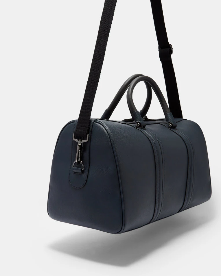 China Supplier high quality PU leather gym luggage travel duffel bag man with custom logo