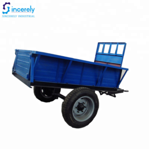 China supplier selling agricultural hydraulic farm Tractor Trailer , agricultural tools dump trailer