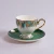 Import Chinaware Afternoon Tea Set  Ceramic Greenlight  Decorative Coffee Cup and Saucer Royal Bone china Tea Cup Set from China