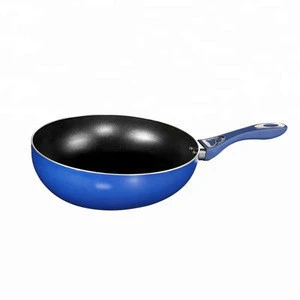 Chinese bog wok induction non stick wok with cookware handle