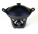 chinese cast iron wok