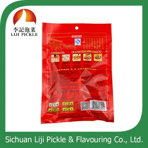 Chinese spicy flavor condiment ,delicious hot pot base seasoning with pickle
