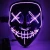 Import Christmas EL Wire Cosplay LED Festival Party Halloween Costume Mask,Hot Halloween Mask LED Light up  mask from China