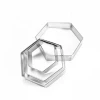 CK Delicious Kitchen Stainless Steel 304 thickened mousse Ring Hexagon Cake mold French fruit tart mold