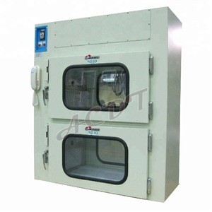 Class 100 clean room  pass box with air shower
