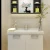 Import Classic Waterproof Bathroom Furniture Wood Veneer Bathroom Vanity Bathroom Cabinet Set from China
