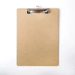 Clipboards ECO Friendly Hardboard Clipboard, Low Profile Clip Standard A4 Letter Size 9x12.5 Office use