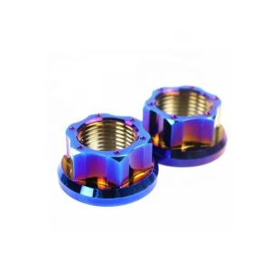 Cnc diy parts titanium plug pipe screw and nut name used in motorcycle