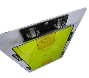 Coaches Marker Boards Basketball Clipboard, PVC Dry-Erase Double Sided Coaching Board Basketball Tactical Board