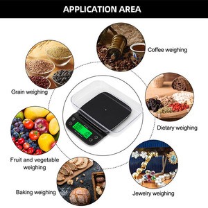 Coffee Scale with Timer 3kg 0.1g Portable Digital Kitchen Scale