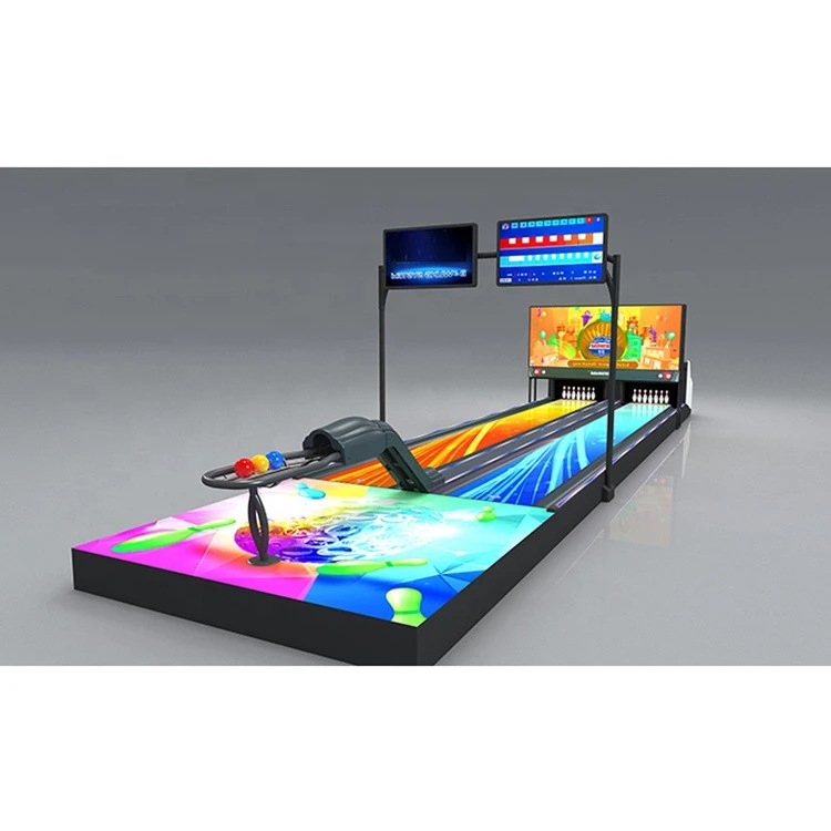 Coin operated arcade bowling game electronic bowling machine