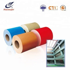 Color coated Aluminium coil prices for Aluminium Curtain wall