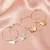 Colorful Acrylic Butterfly Drop Earrings for Women Alloy Dangle Jewelry