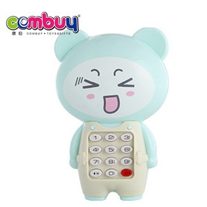 Colorful cartoon mobile baby music smart phone toy for 6M+