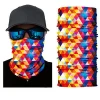 Colorful Geometric Figure Multifunctional Bandana Headwear Seamless