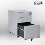 Colorful office equipment for A4 file cabinet,3 drawer mobile pedestal for sale