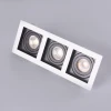 Commercial Recessed Rectangle Adjustable Grid Ceiling Downlight Fixture Anti Glare Grille Led Spot Light