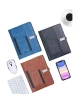 Corporate Gifts Agenda Electronic Diary 2024 2025 Smart Wireless Charger Leather Notebook Power Bank Notebook China Shanghai