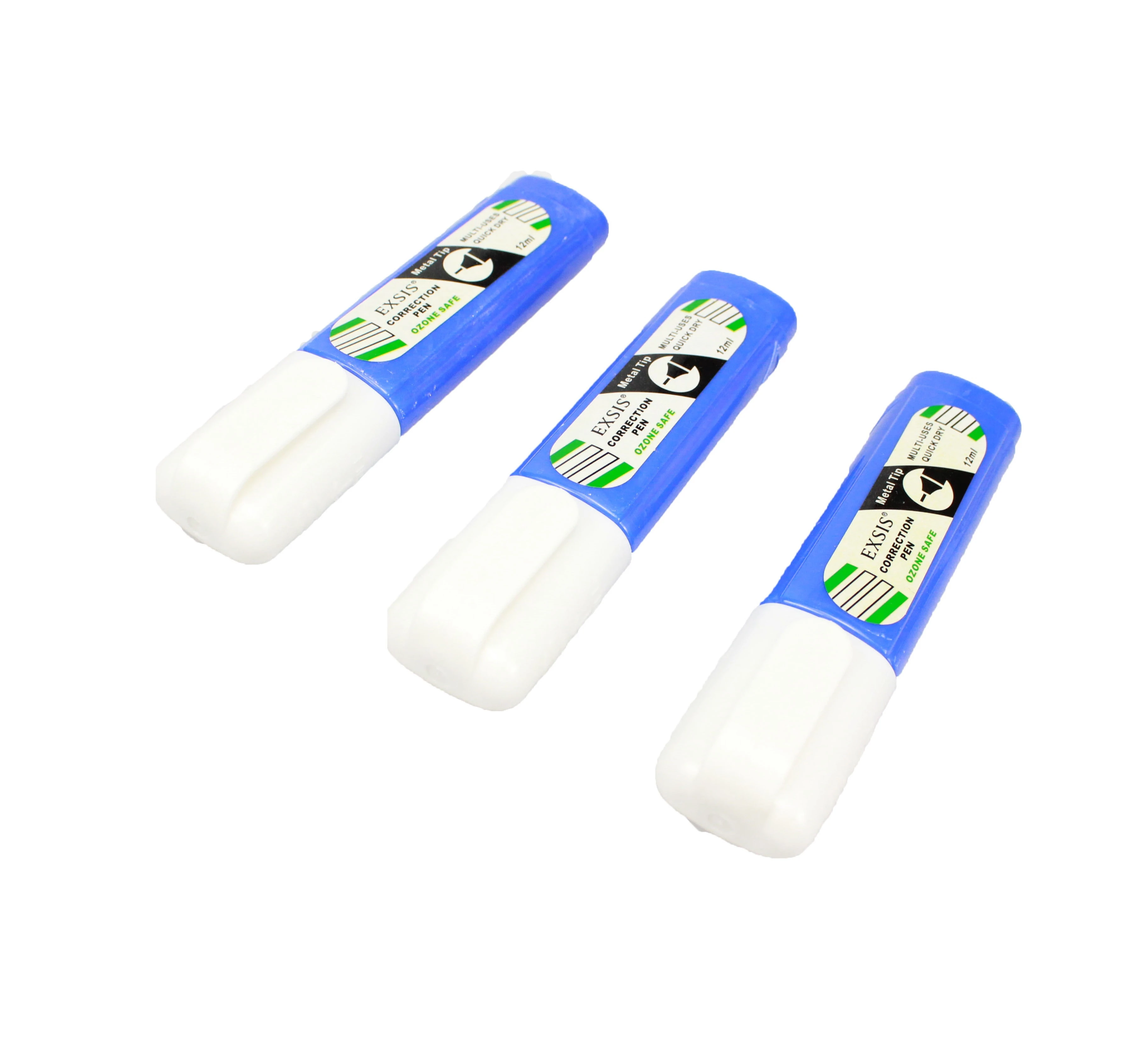 Correction Pen Fluid Corrector quick dry non-toxic metal tip safe white durable Eco-Friendly for school