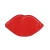 Cosmetic Bag Toiletry Women Makeup Case Lip Shaped Red Zipper Vinyl Personality Makeup Travel Bag Lip Cosmetic Bag