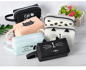 Creative stationery pencil case large capacity jelly gel pencil bag student stationery storage bag pencil bag