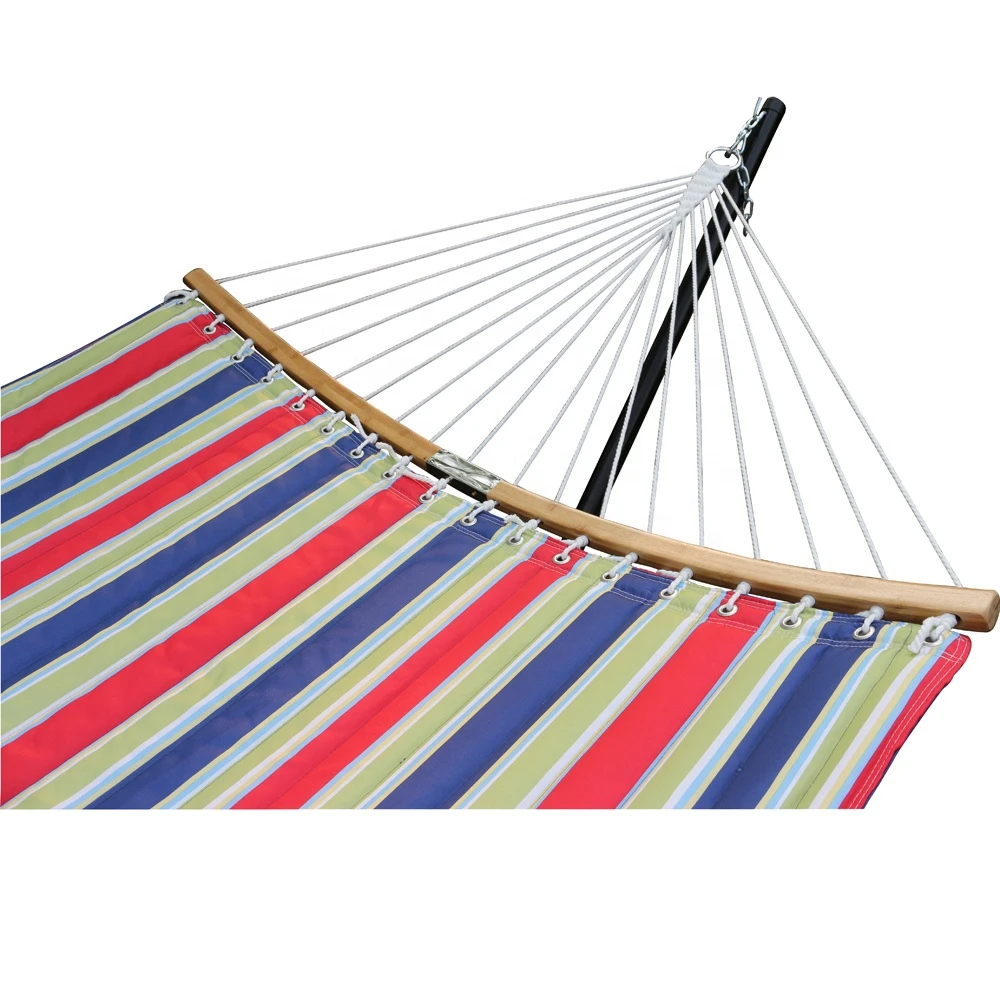 Curved Folding Bar Portable Hammock with Pillow and Carry Bag Hammock Swing