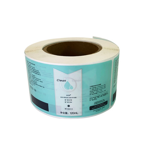 Buy Custom Adhesive Waterproof Bottle Label Printing Clear Transparent ...
