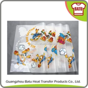 custom cheap clothing heat transfer sticker/logo